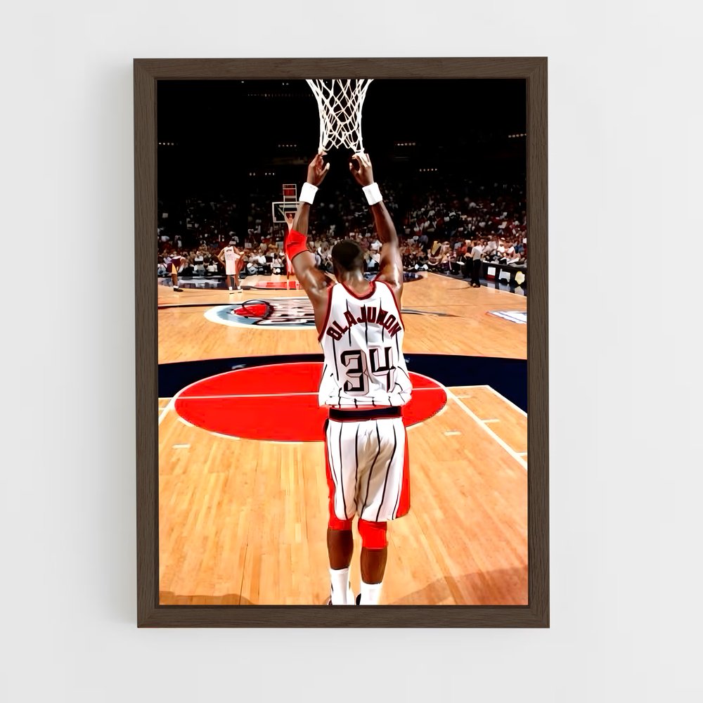 Poster L'Exploit d'Olajuwon – affiche Basketball (vue 5)